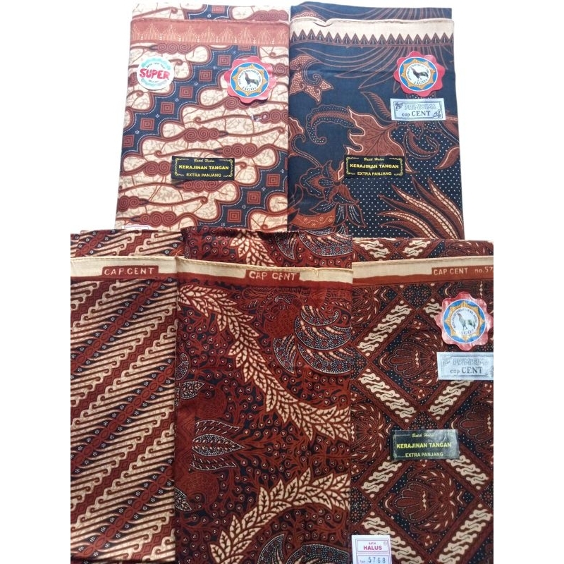 KAIN BATIK PANJANG CAP CENT KAIN JAGO ASLI ORIGINAL