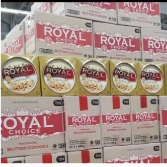 

[1 KARTON = 6 Kaleng × @480GRAM] Royal Choice Butter Cookies