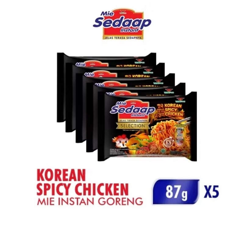 

Mie Sedaap Korean Spicy Chicken 87g