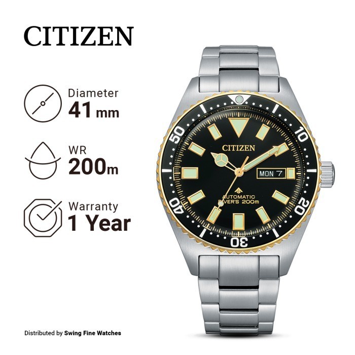 JAM TANGAN PRIA CITIZEN NY0125 RANTAI ORIGINAL