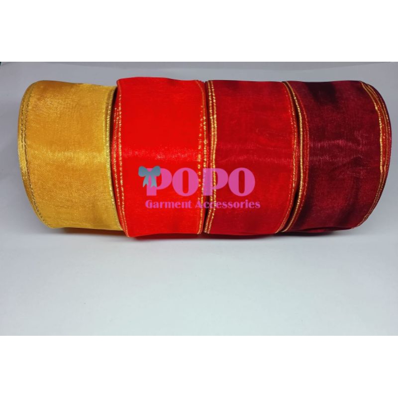 

PITA ORGANDI LIS / UKURAN:4CM ( ISI:20YARD )