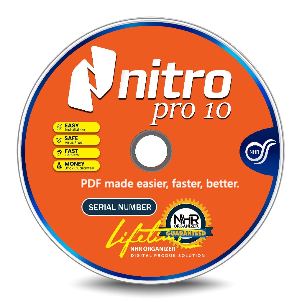 NitroPDF Pro 10 Lisensi Permanent for ®Windows 32&64 Bit
