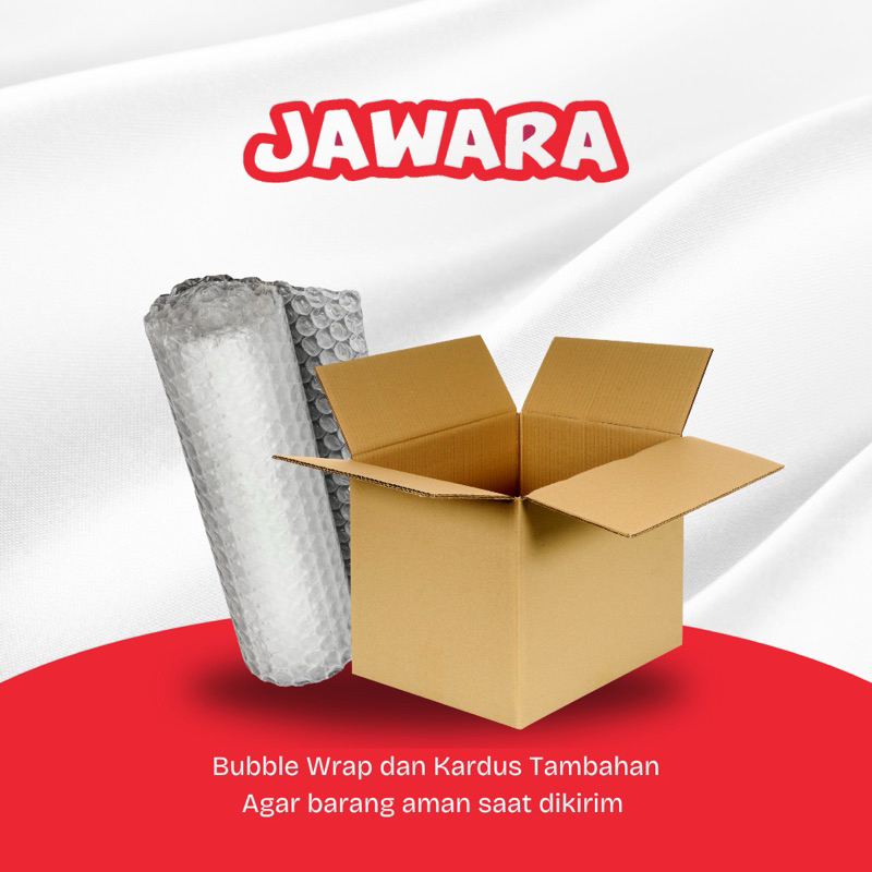 

EXTRA Packaging (Kardus+Bubble Wrap)