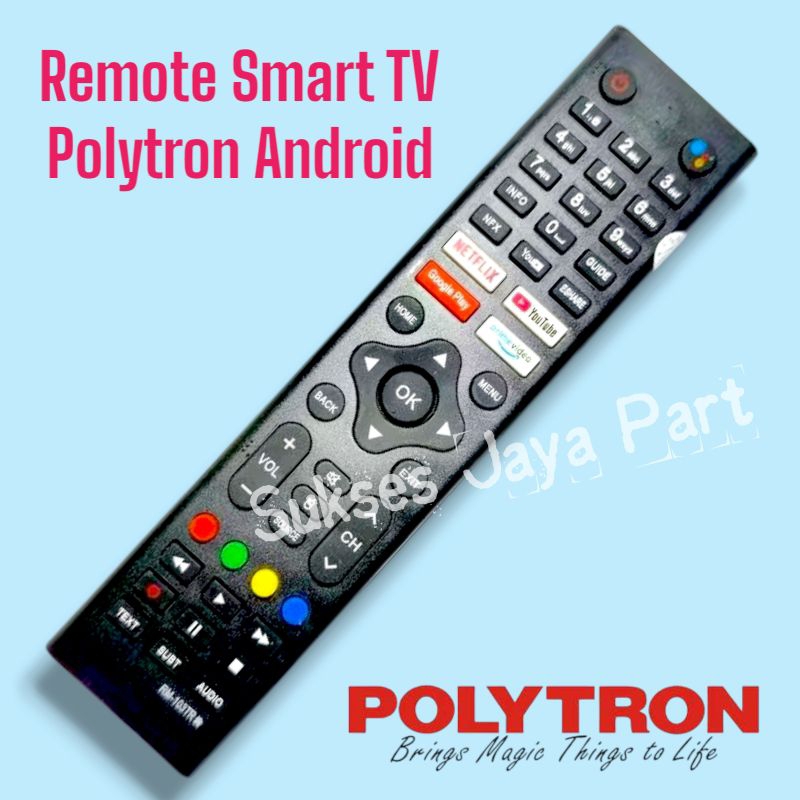 Remote TV Polytron Android Smart TV Polytron