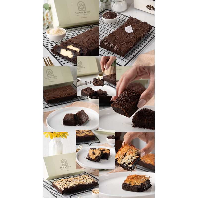 

Browncheese Brownies Panggang 20x10 | Fudgy Brownies