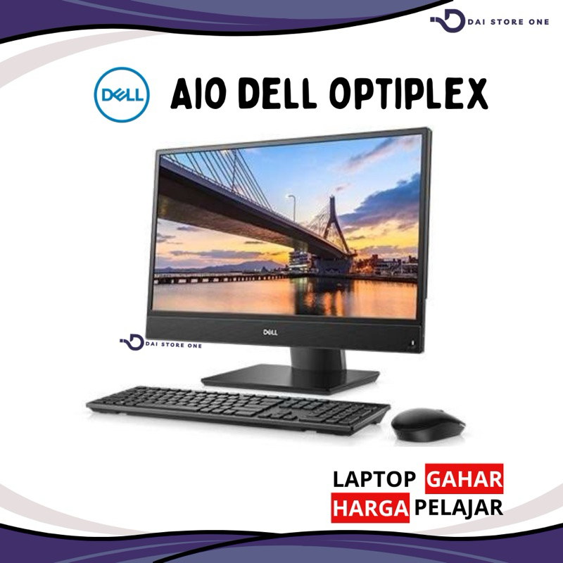 PC AIO Dell Optiplex 5260 / 7460 Core i7/i5 8th 8gb 1tb Original Bergaransi