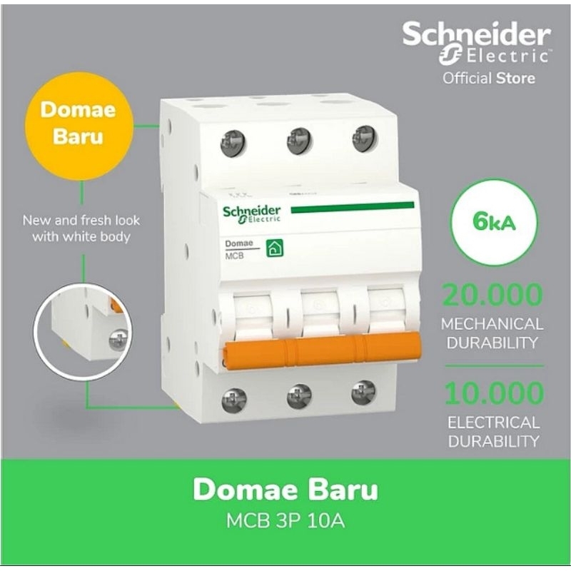 Schneider Electric Domae MCB 3P
