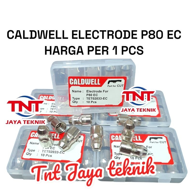 CALDWELL ELECTRODE P80 EC / ELECTRODE MATA PLASMA CUTTING CUT 100 P80 EC CALDWELL