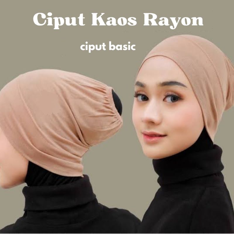 Ciput Arab Kaos Rayon Premium | Ciput Arab Kaos Rayon | Ciput Biasa Karet