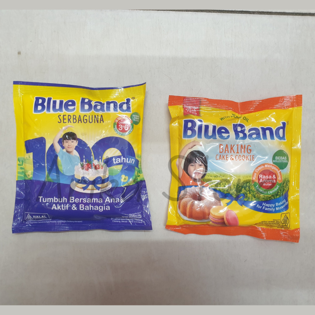 

Blue Band Serbaguna Margarin 200 g, Kue & Cookie Sachet 200 g