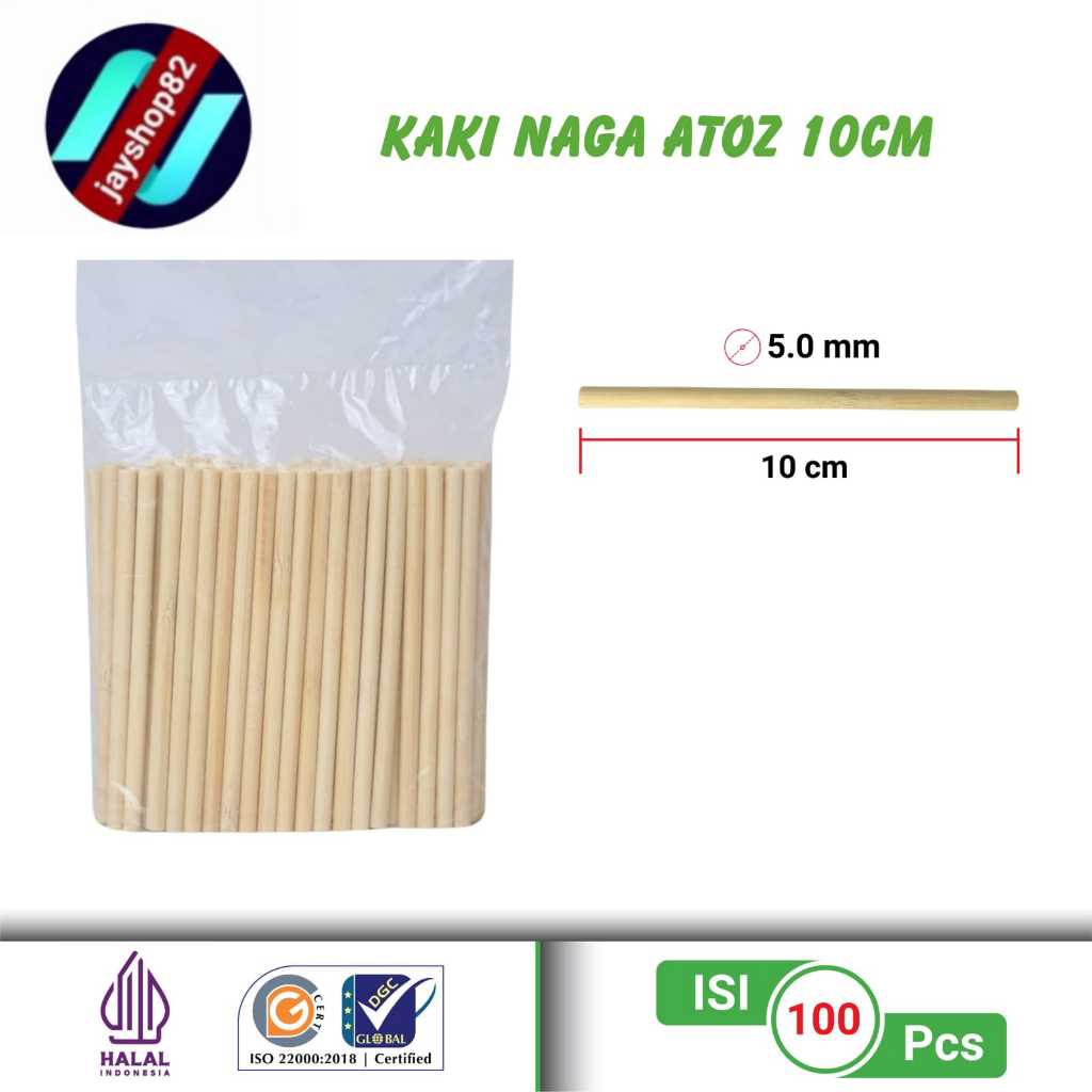 Stick Kaki Naga Atoz 8cm & 10cm/ Tusuk Kaki Naga/ Tusuk Sate/ Kaki Naga/ Frozen Food Kaki Naga/ Kaki
