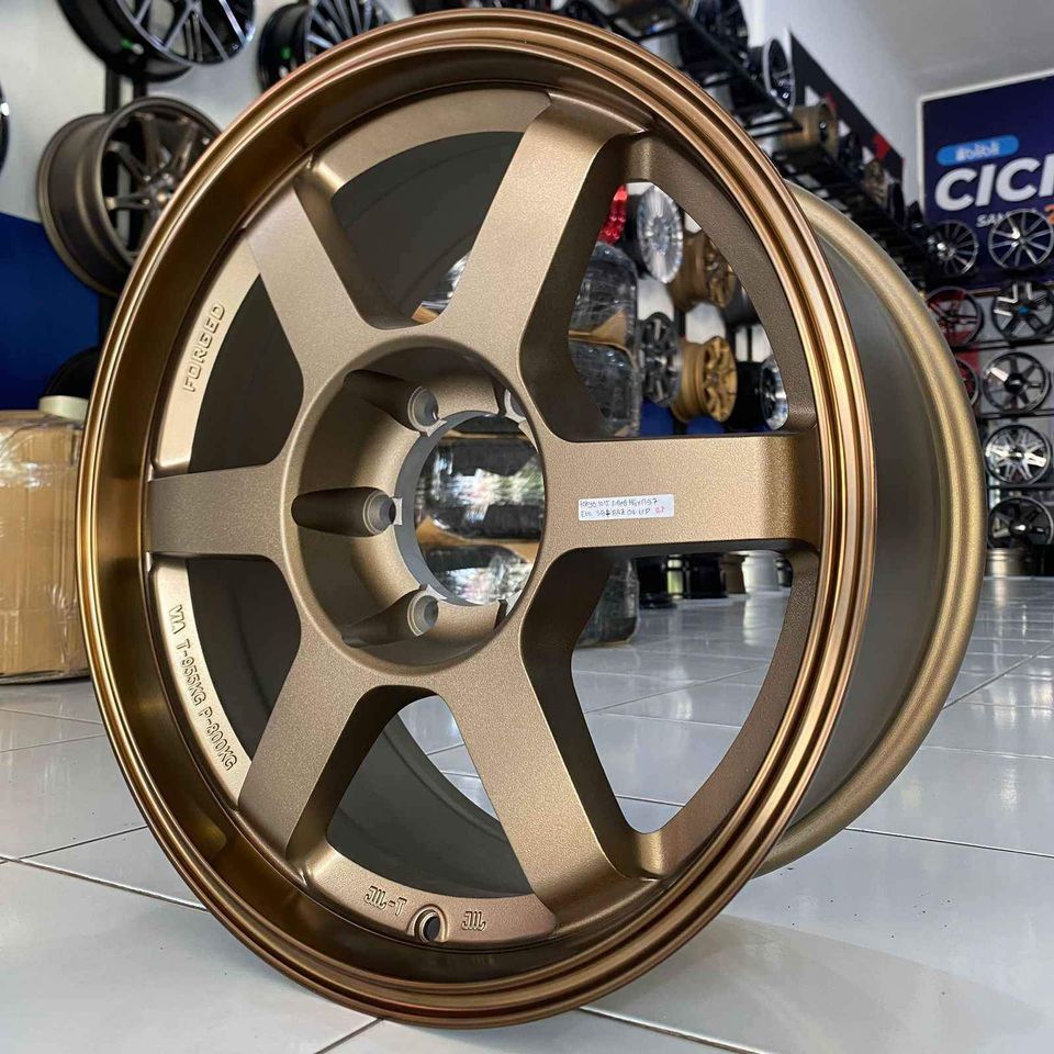 VELG RACING HSR TE37 R18 H6 MOBIL PAJERO FORTUNER HILUX