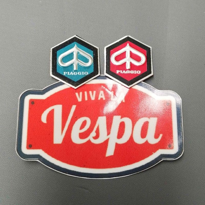 Emblem Chung Stang Batok Kecil Vespa Super Sprint PTS Special Darling