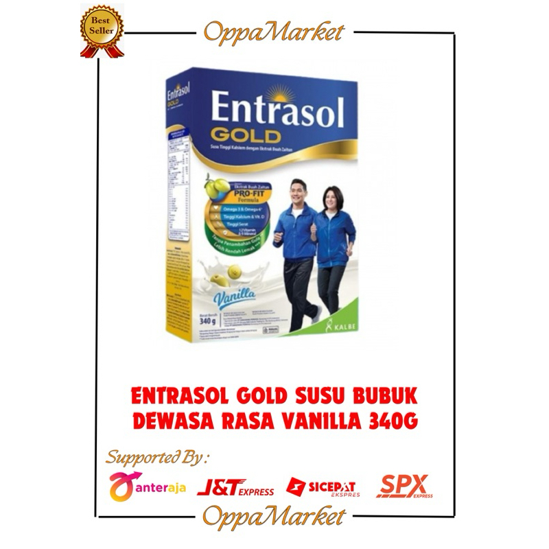 

ENTRASOL GOLD SUSU BUBUK NUTRISI DEWASA RASA VANILLA 340GR