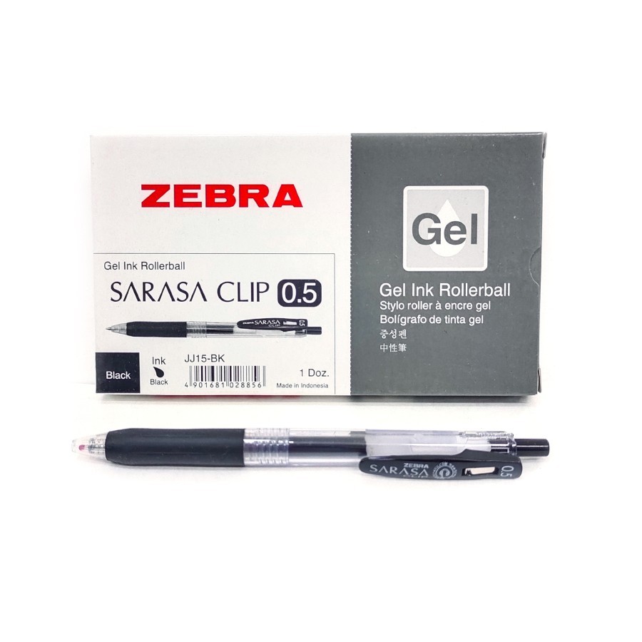 

(Original) Gramedia Pekanbaru - Zebra Sarasa Clip 0.5 Black