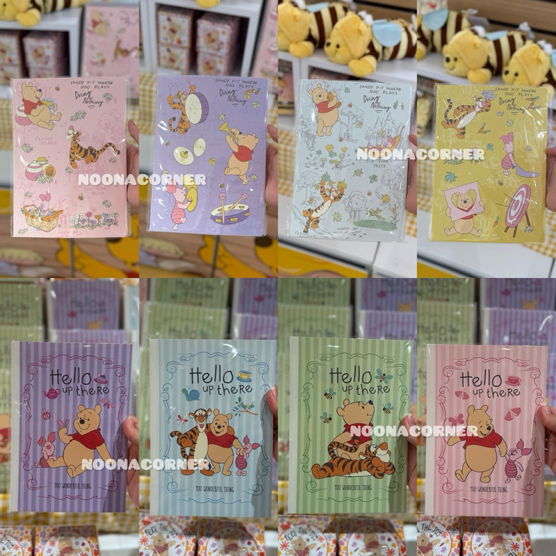 

Ohsome x Disney ‼️ Buku Tulis / Notebook A5 & B5 Winnie The Pooh & Friends Collections