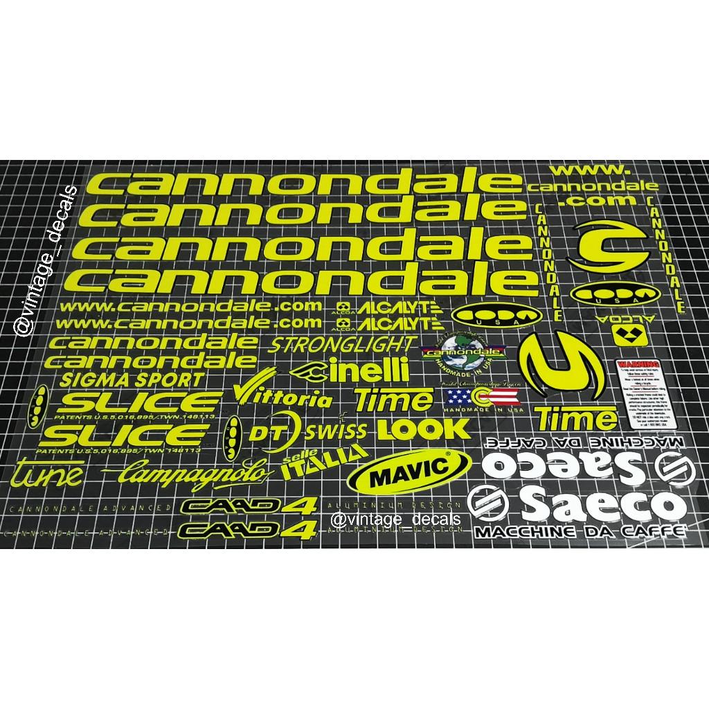sticker decals replacement Cannondale Saeco team caad4