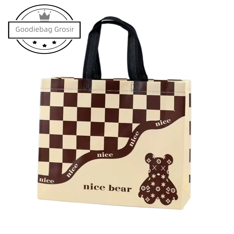 

Goodie bag-Tas Jinjing - Tas Belanja - Tas Spunbond - Tas Souvenir - Tas Jinjing Wanita - Tas Lipat - Tas Kado - Kantong Belanja A35