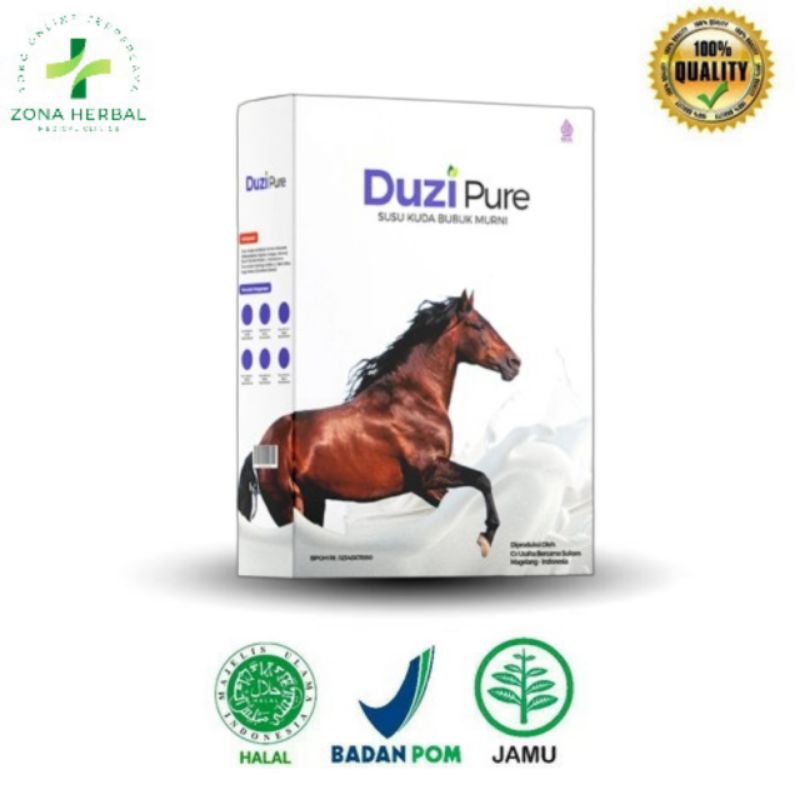 

Duzi Pure Susu Kuda Lombok Bubuk 200 Gram - 1 Box