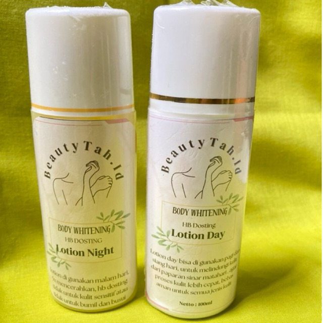 [ ORIGINAL ] HB SUPER ANGGUR BODY WHITENING MALAM DAN HB ANGGUR SIANG/LOTION SUPER ANGGUR 004001