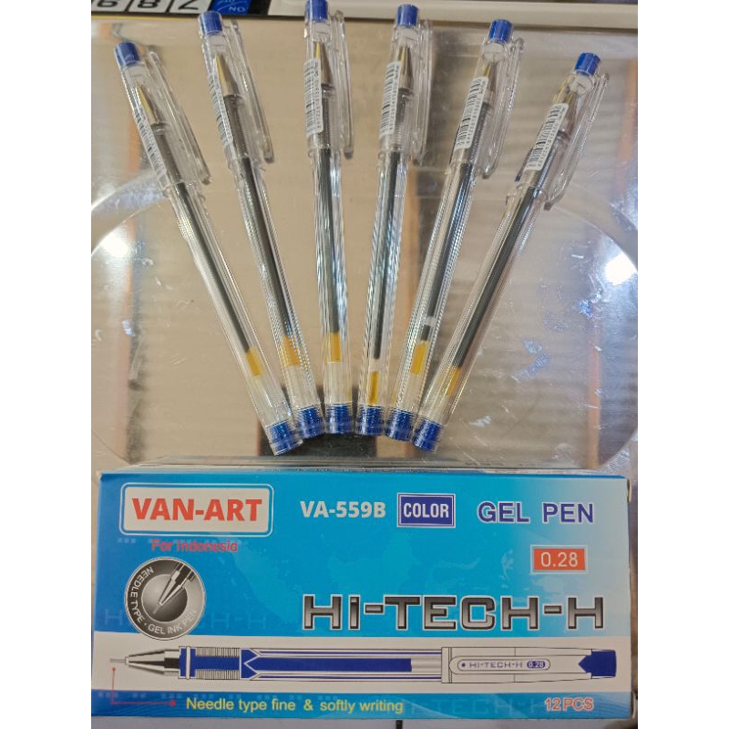 

Pulpen Hi-TECH-H VAN-ART WARNA Biru 0.28