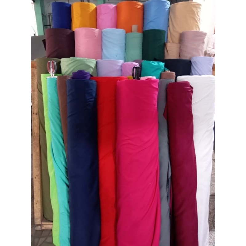 Kain Polymikro Kain Sprei Polos Katun Polos Lebar 240cm