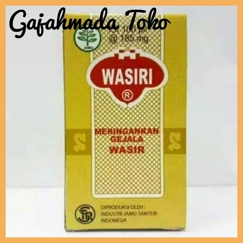 WASIRI 100 PIL ( bpom ) Obat Wasir Ambeien BAB Berdarah - Obat Cina Herbal