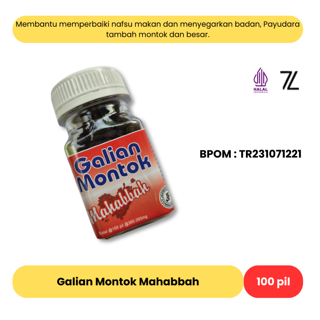 [BPOM] Jamu Galian Montok Madura - Menambah Ukuran Payudara