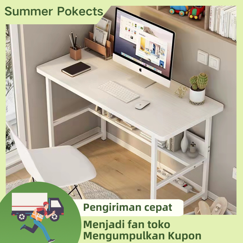 Summer Pockets Meja belajar Meja Lipat Meja Siswa Meja Kecil
