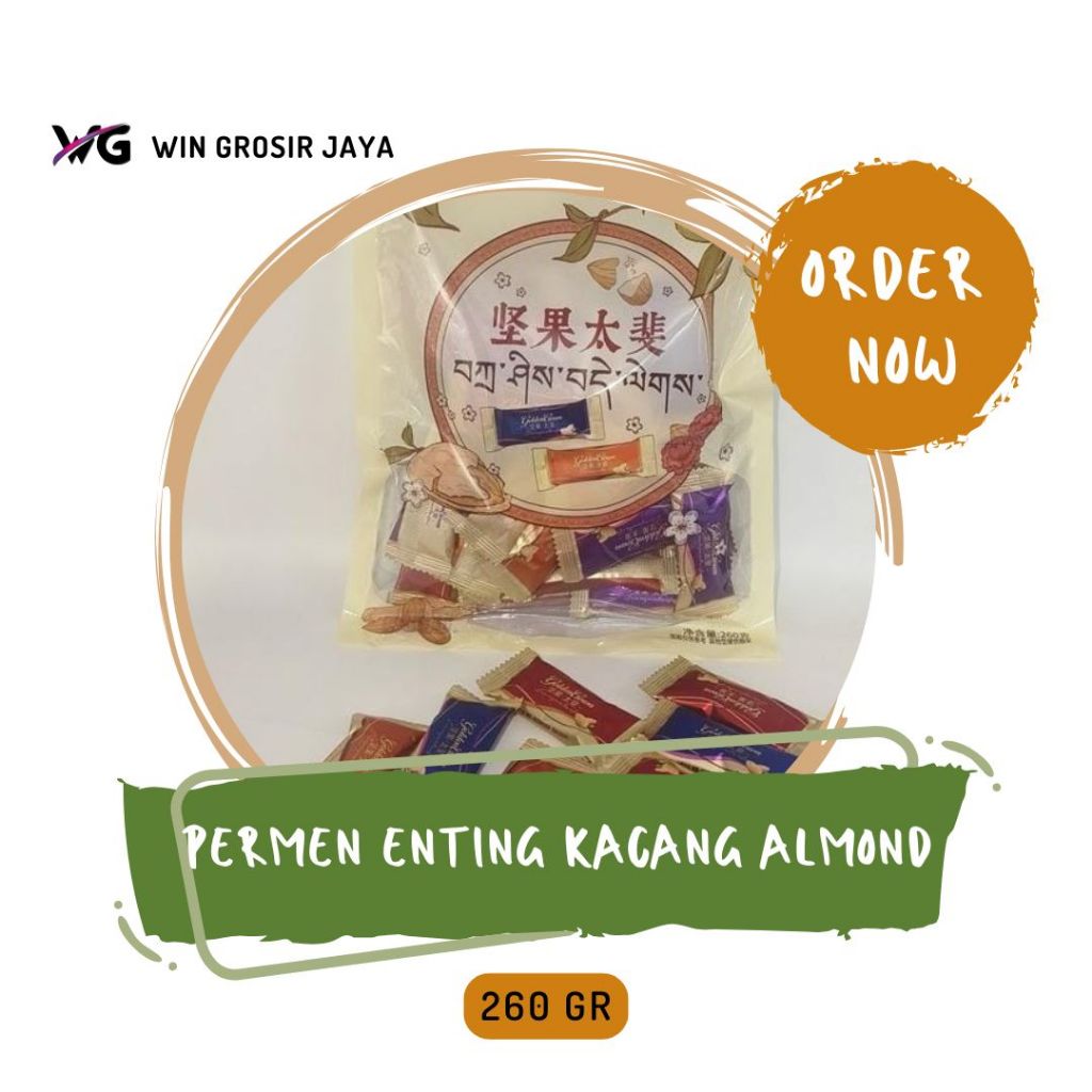 

Permen Ting-Ting Rasa Kacang Almond 260 gr