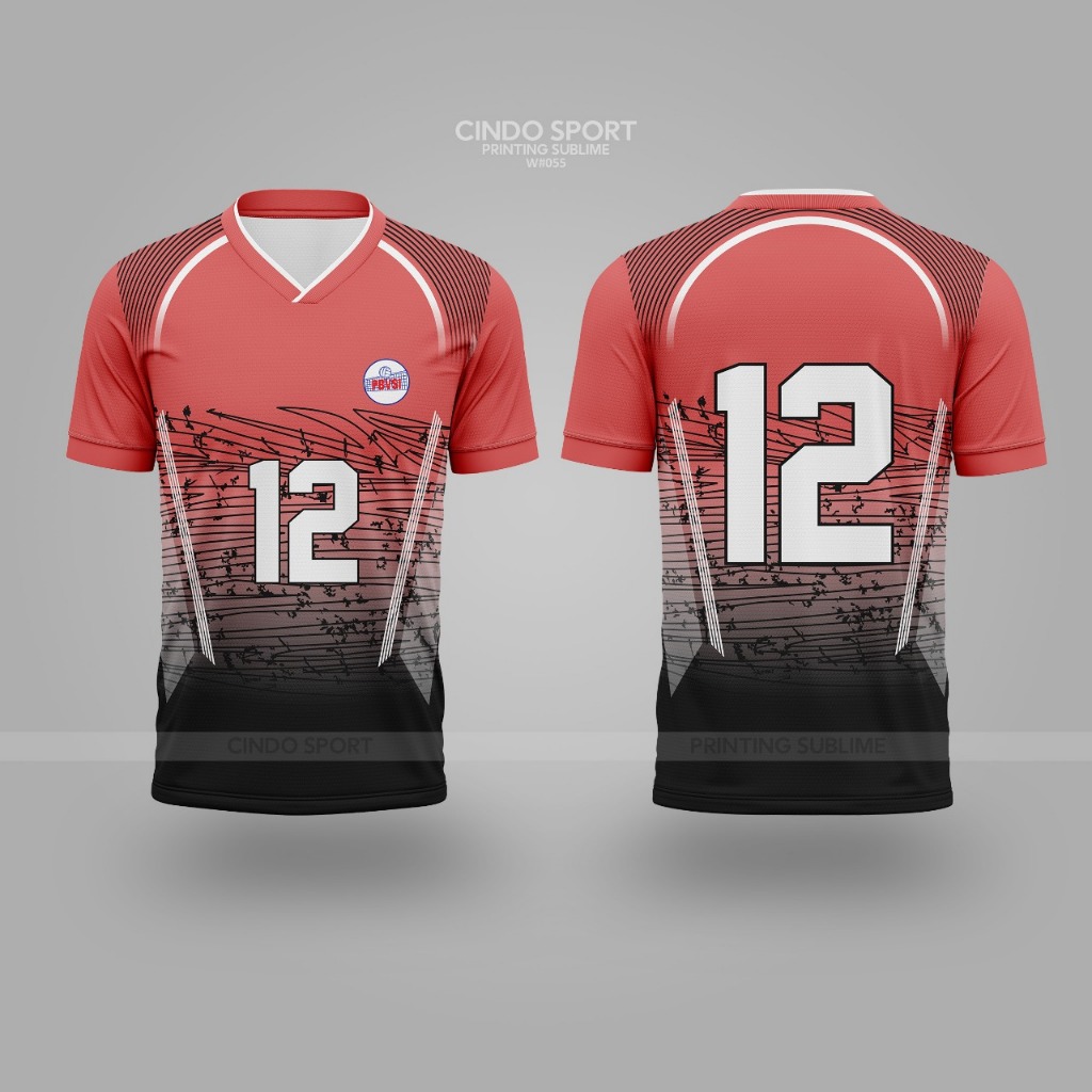 (Bisa COD) Kaos voli/baju volly printing jersey olahraga new desain