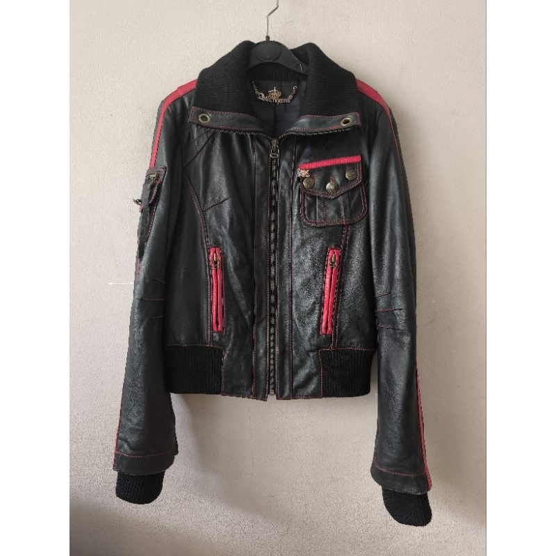 ASK ENQUIRED Leather Jacket