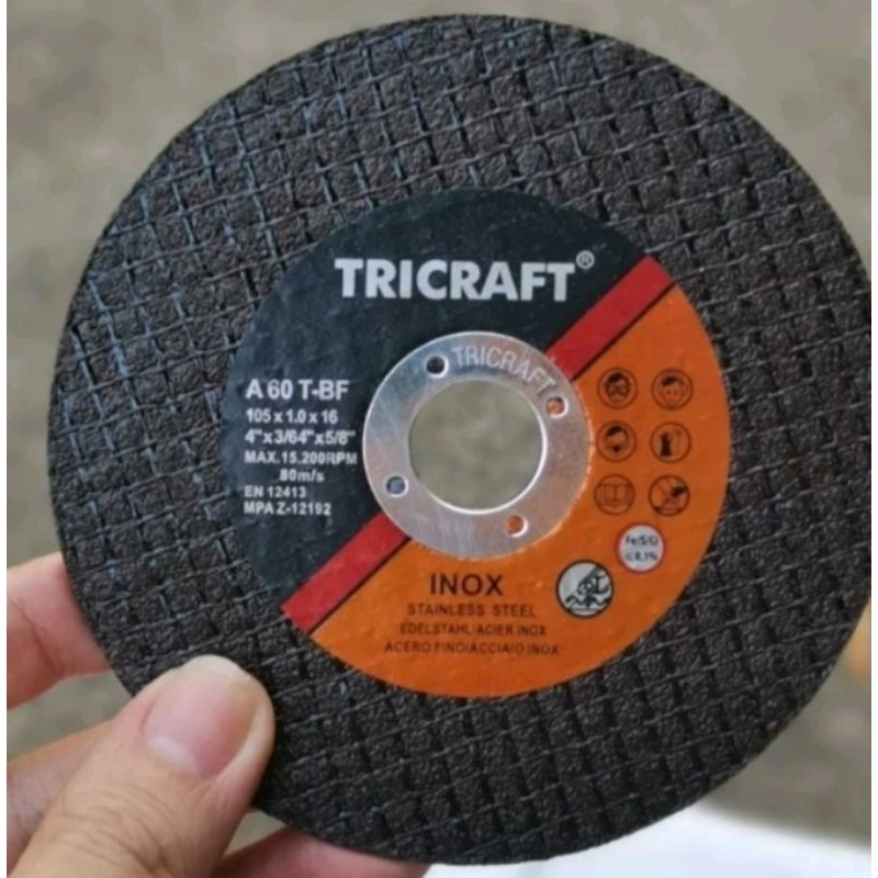 Tricraft Mata Batu Gerinda Potong CUTTING 4X1 Tajam Murah