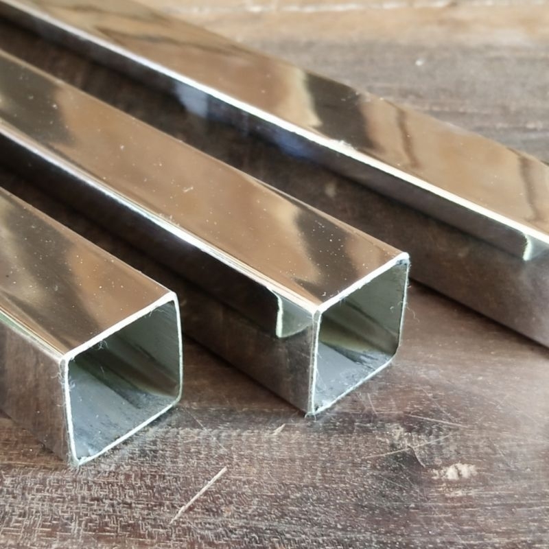 pipa stenlis kotak 3 x 3 panjang 100 cm tebal 1 mm hollow stainless 201