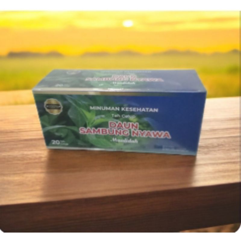 

Paket 2 teh celup daun sambung nyawa//Teh celup daun sambung nyawa isi 20 kantong teh