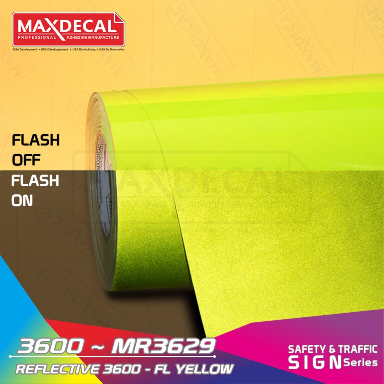 

ghg Sticker Maxdecal 3600 60cm Reflective Sheeting not Asahi Transn