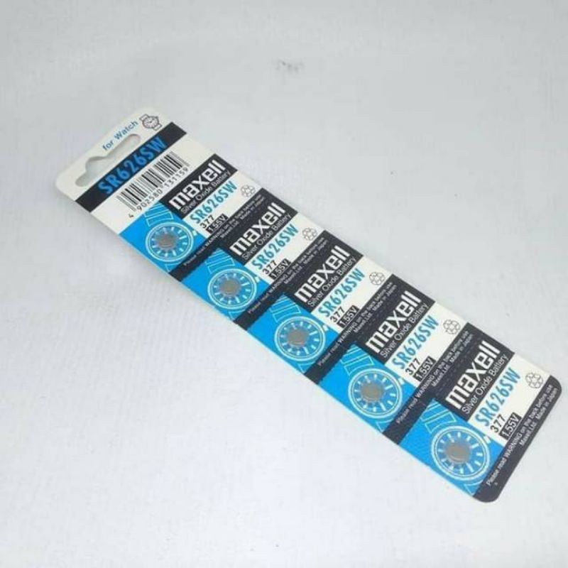 BATERAI MAXELL 377 SR626SW BATERAI KANCING MAXELL SR626SW 377