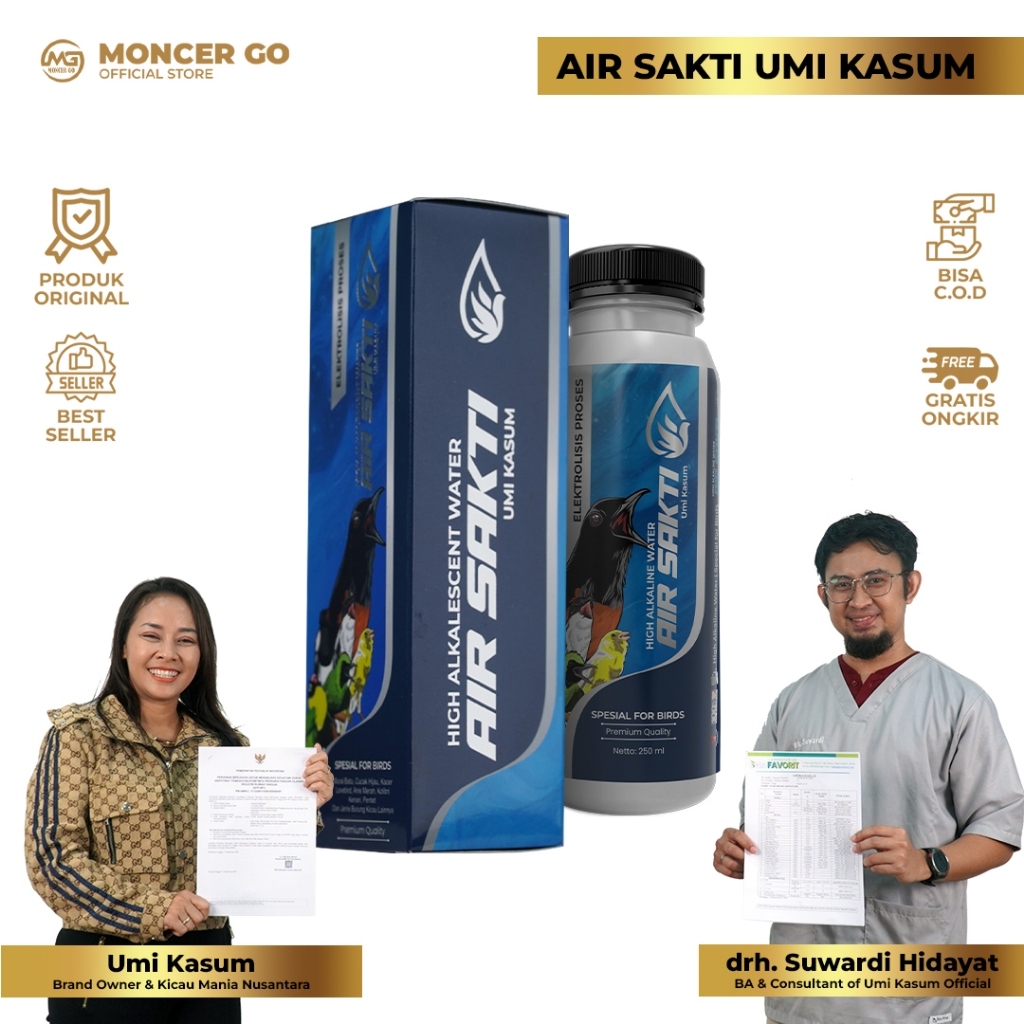 

Air Sakti by Umi Kasum 250mL Untuk Minum Burung Sehat | Anti Oksidan Tinggi Perbaiki Fungsi Organ