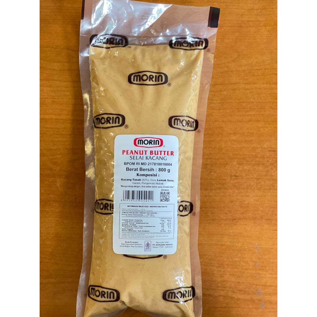 

MORIN SELAI KACANG/FILLING PEANUT BUTTER CREAMY 800GR