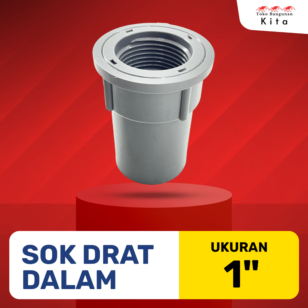 Rucika - Sok Drat Dalam (SDD) PVC  1" AW