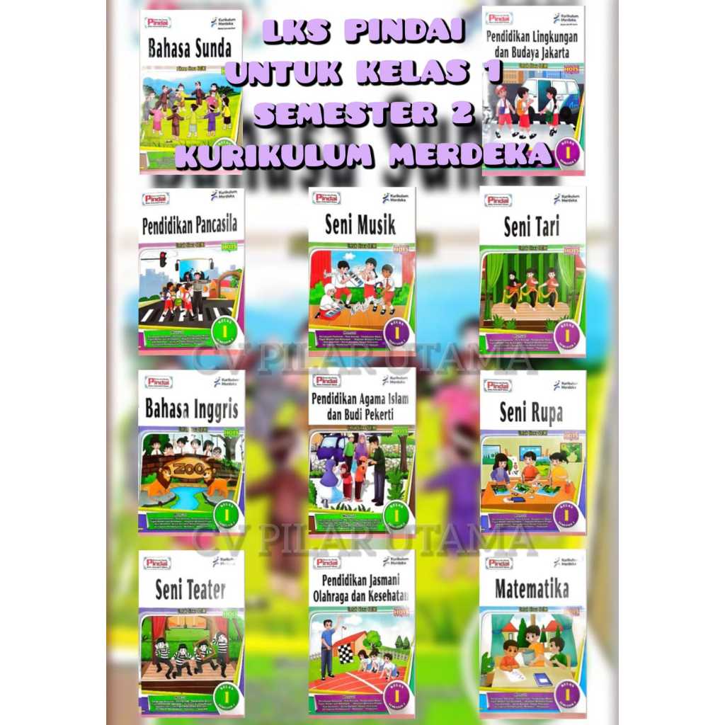 

LKS Pindai Untuk SD/MI Kelas 1 Semester 2 Kurikulum Merdeka