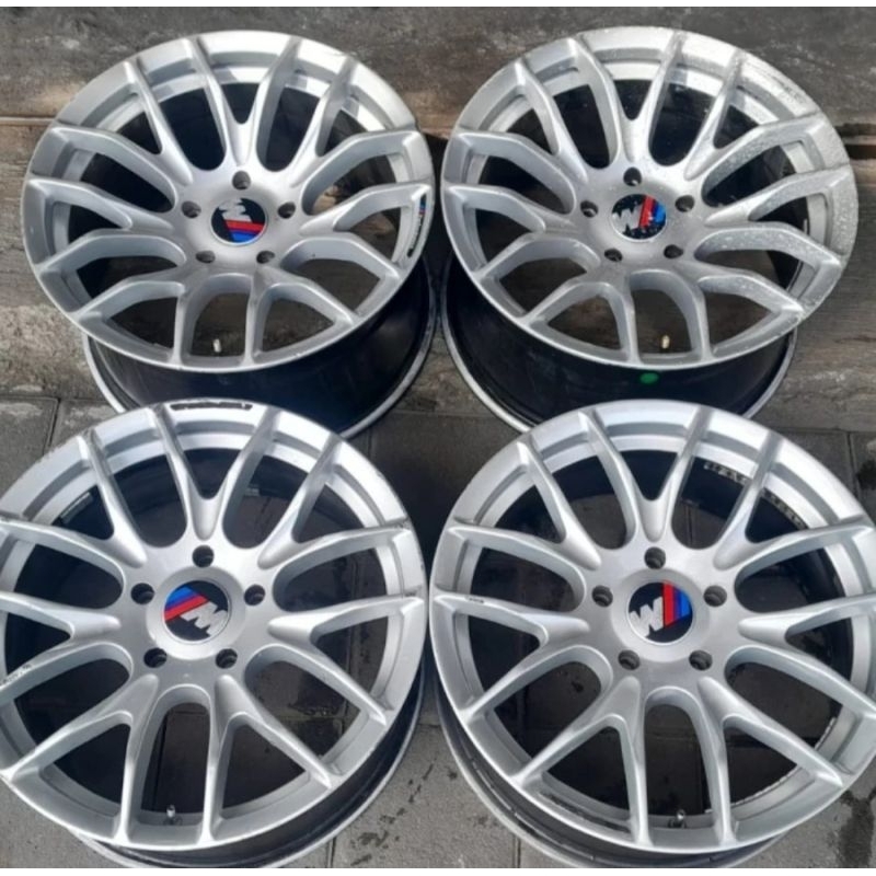 Velg Mobil Bekas Racing BMW Pelek Second Breytone Ring 17 Lubang Pcd 5x120