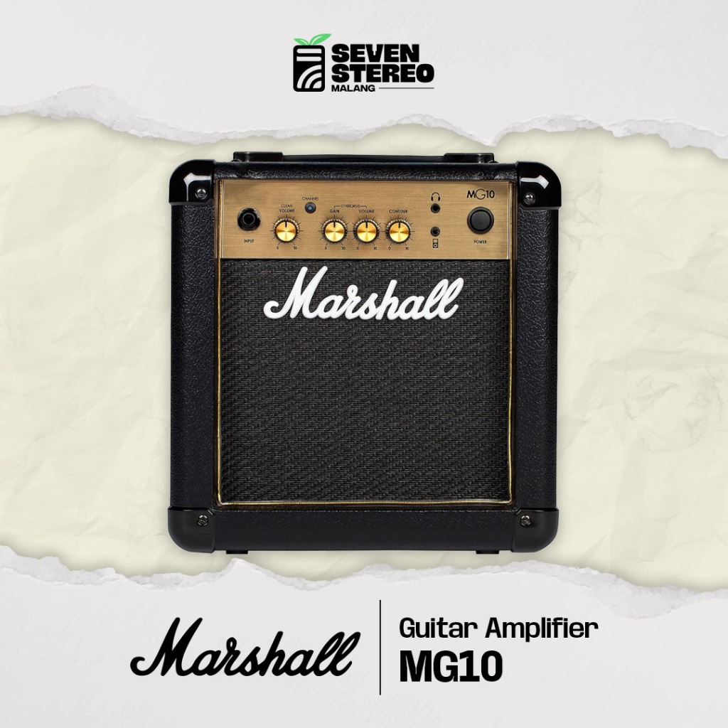 Marshall MG10G 10 Watt Combo Guitar Amplifier Ampli Gitar Elektrik Listrik