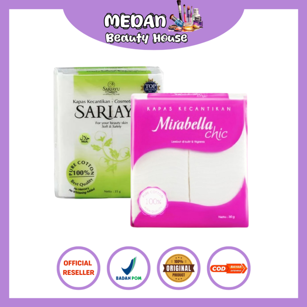 Kapas Kecantikan SARIAYU / Kapas Wajah Sariayu
