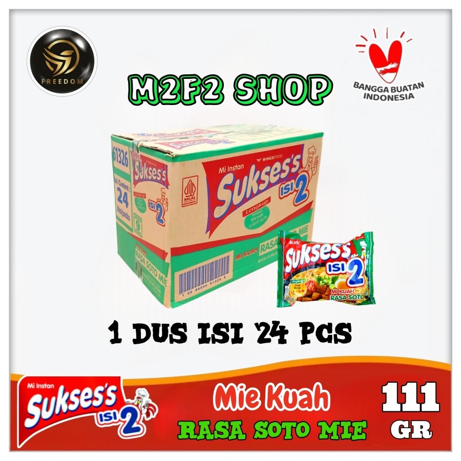 

Mie Suksess Instant Kuah Rasa Soto Mie | Bag - 111 gr (Kemasan Karton)