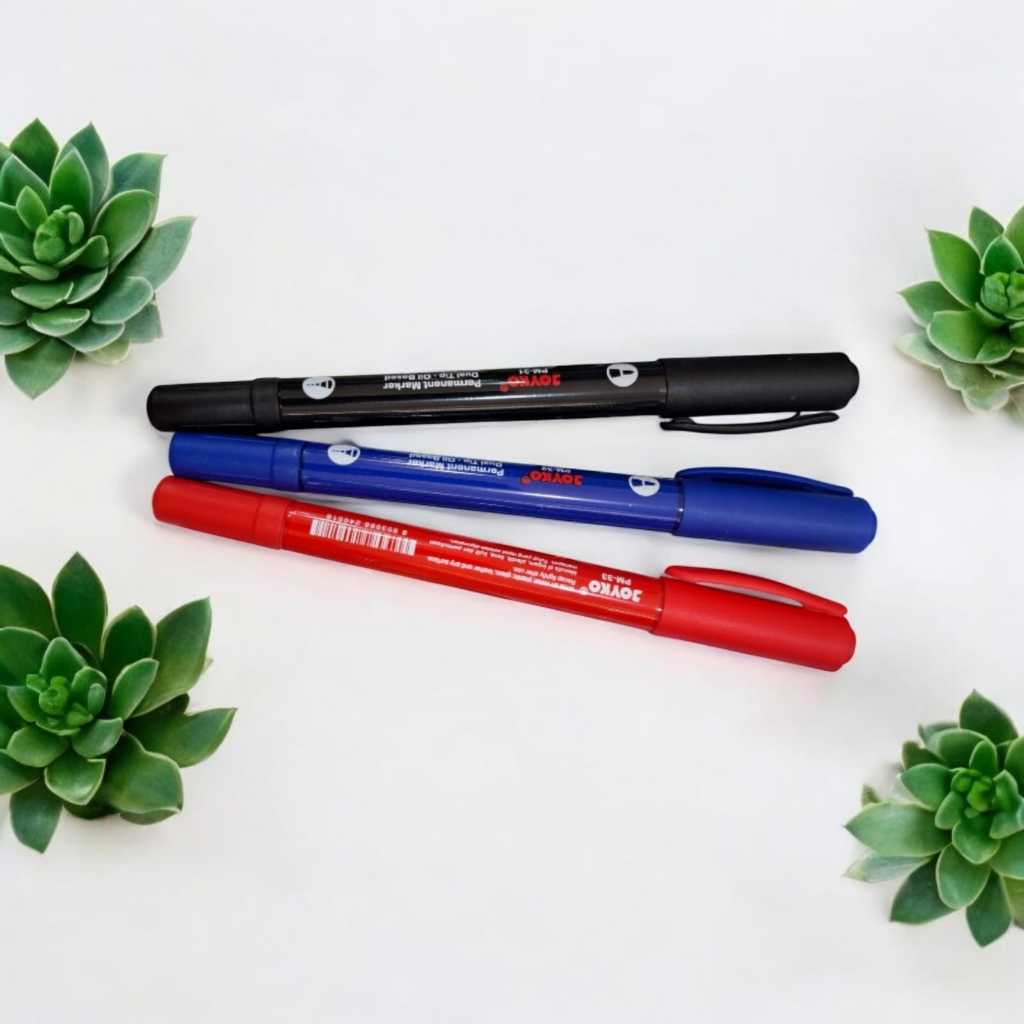 

(Per Pcs) Spidol Permanen Joyko Dual Tip