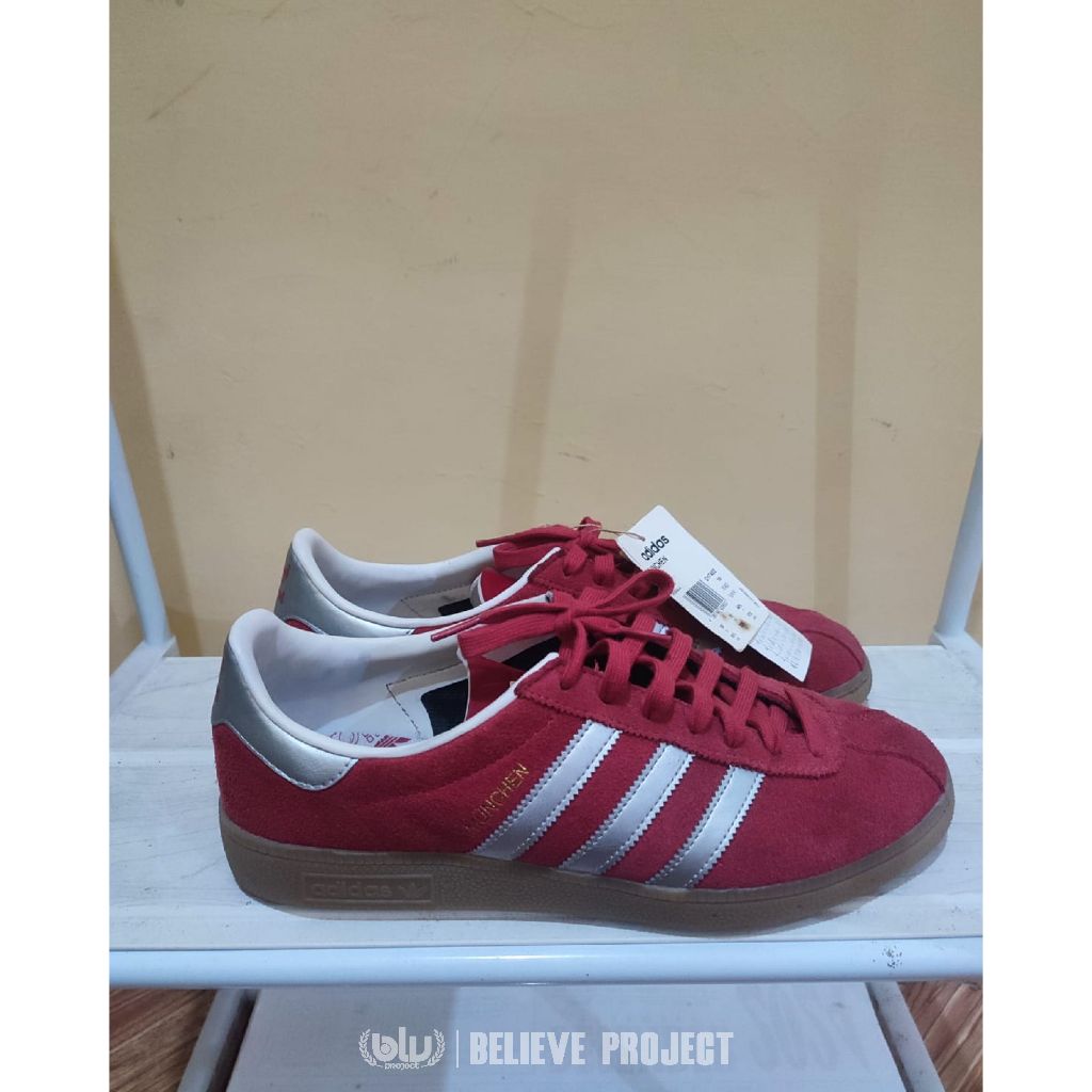 Adidas Munchen Scarlett Red Original