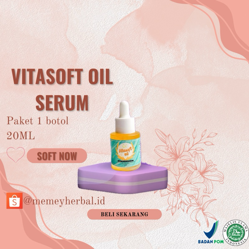 Serum Vitasoft oil Penghilang bekas luka, Penghilang keloid, Penghilang koreng