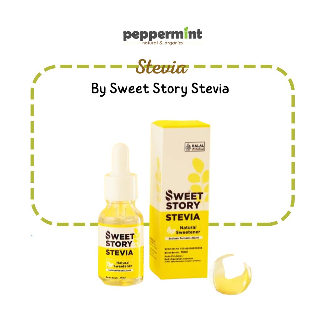 

Sweet Story Stevia (15 ml) / Pemanis Alami Pengganti Gula