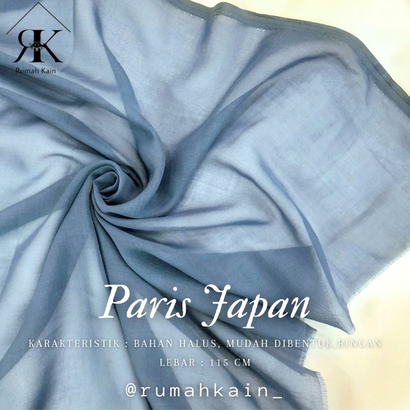 Paris Japan/Japan Voile Premium/Kain Paris Japan/Harga 0,5m